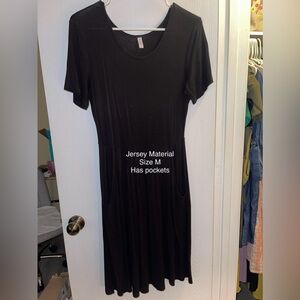 Black Jersey Dress